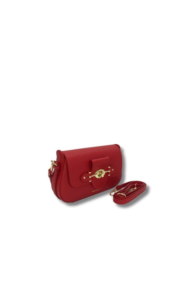 baguette-roja-piel-c-estribo-metalico