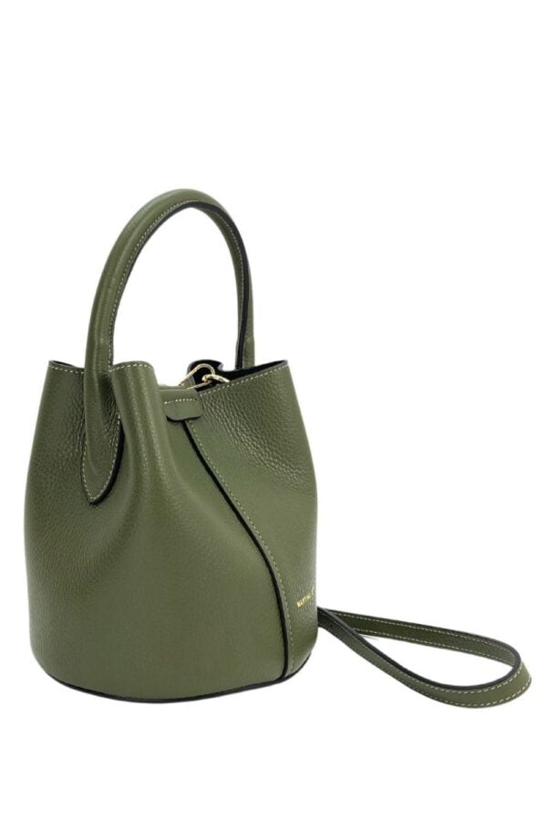 bolso-cubo-piel-verde