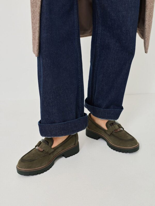 mocasin-de-piel-verde