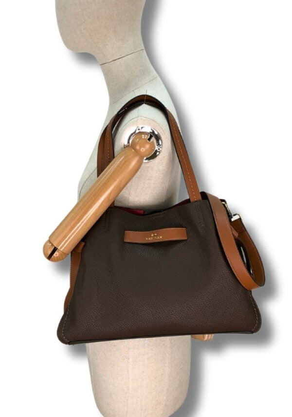 shopping-doble-asa-marron