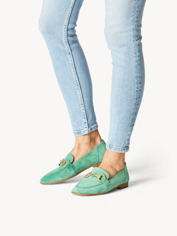 zapato-plano-en-ante-verde