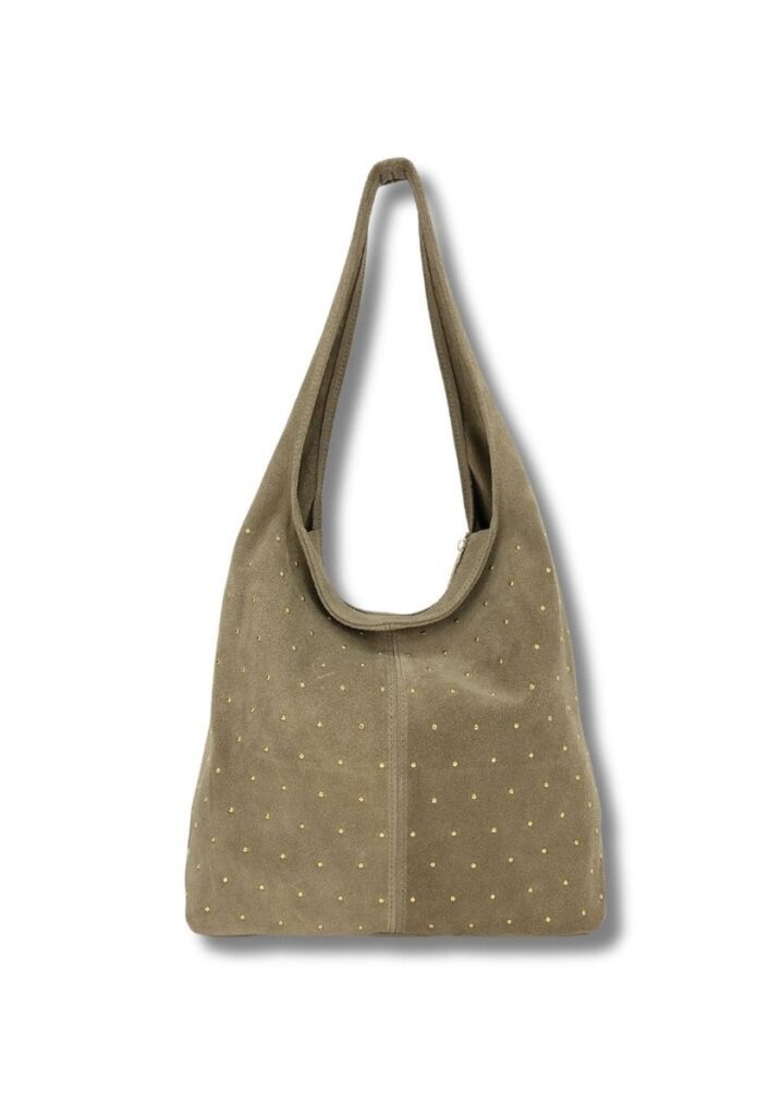 Bolso Hombro Serraje Taupe — foto 2