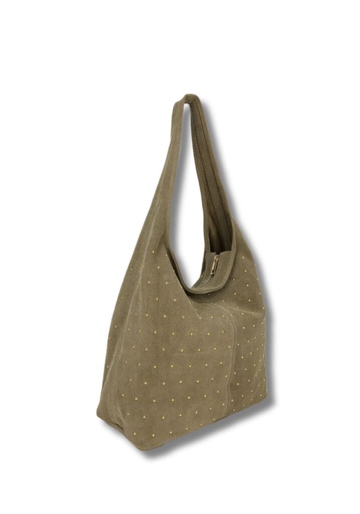Bolso Hombro Serraje Taupe — foto 3