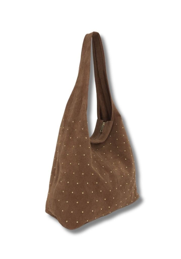 Bolso Hombro Serraje Marrón — foto 3