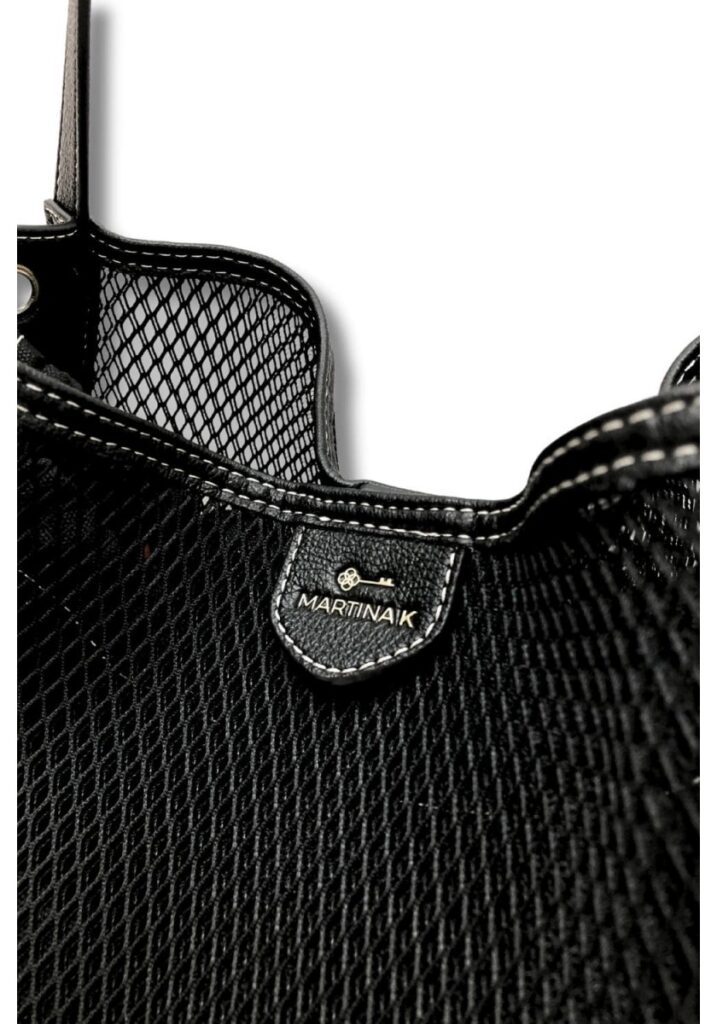 Shopping Rejilla Fluffy Negro — foto 6