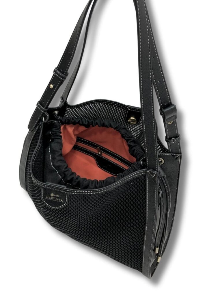 Shopping Rejilla Fluffy Negro — foto 5