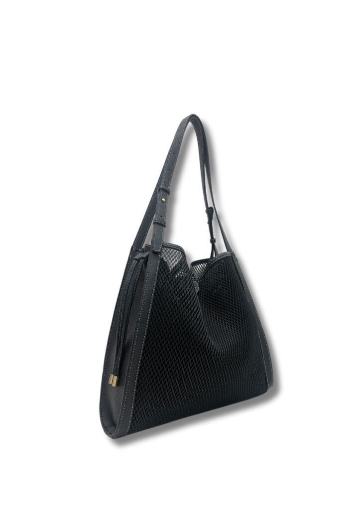 Shopping Rejilla Fluffy Negro — foto 4