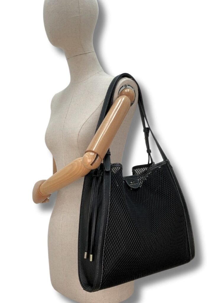 Shopping Rejilla Fluffy Negro — foto 3
