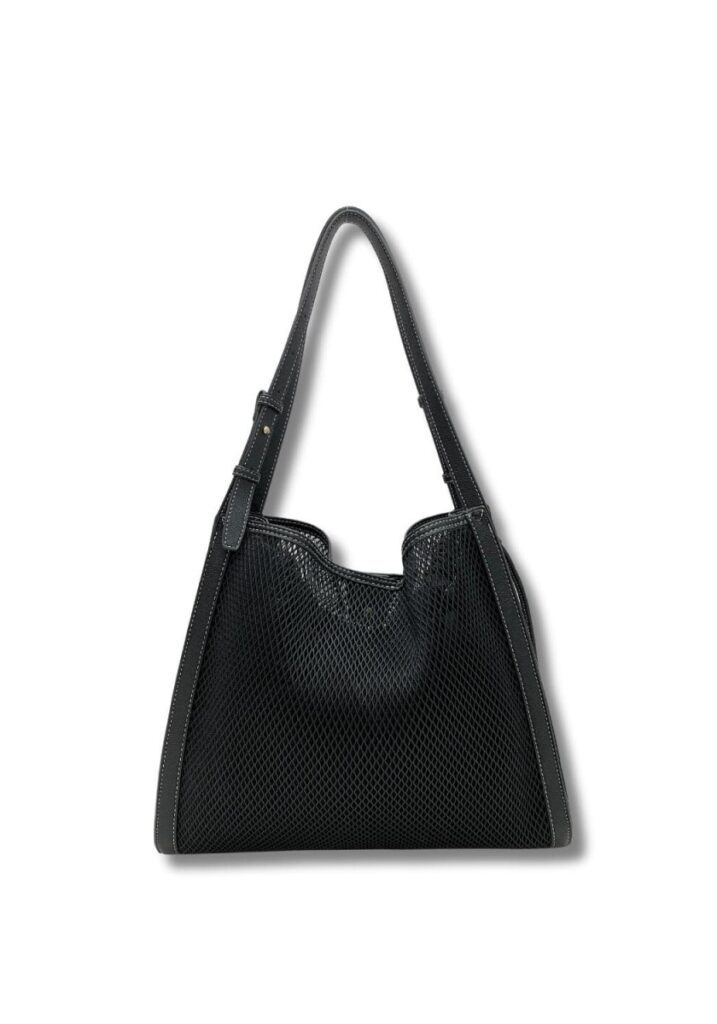 Shopping Rejilla Fluffy Negro — foto 2