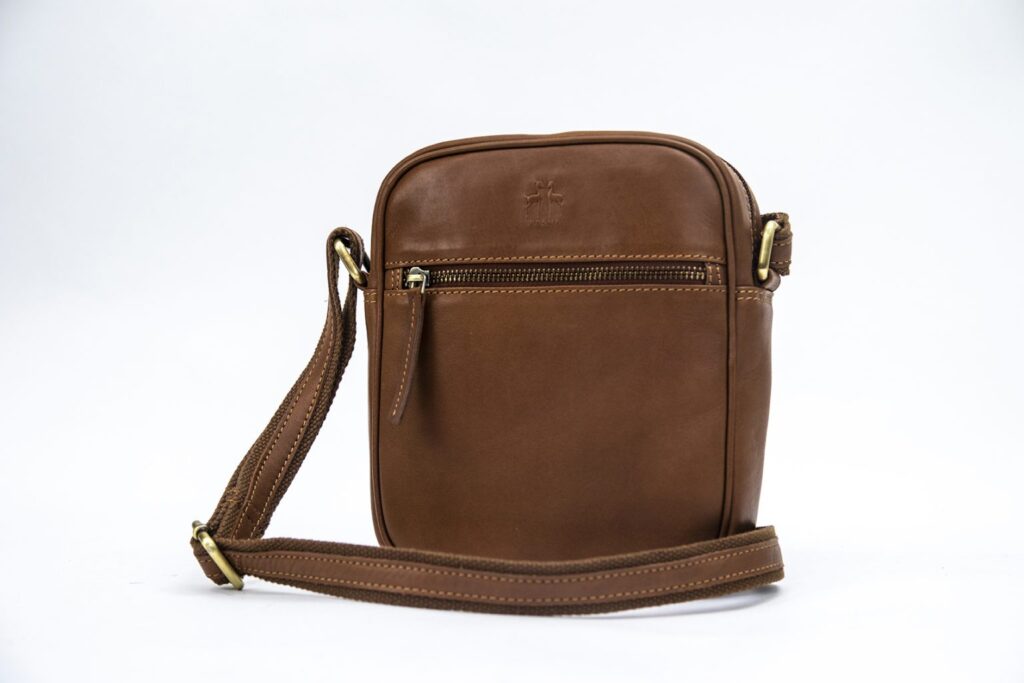 Bandolera MARRÓN piel — foto 4