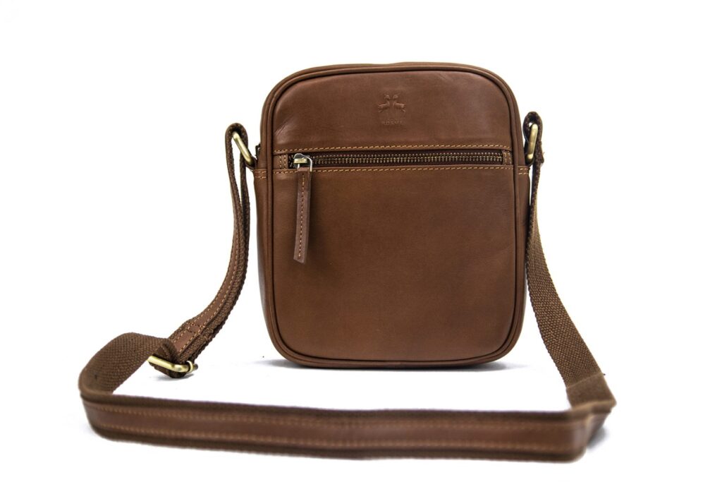 Bandolera MARRÓN piel — foto 3