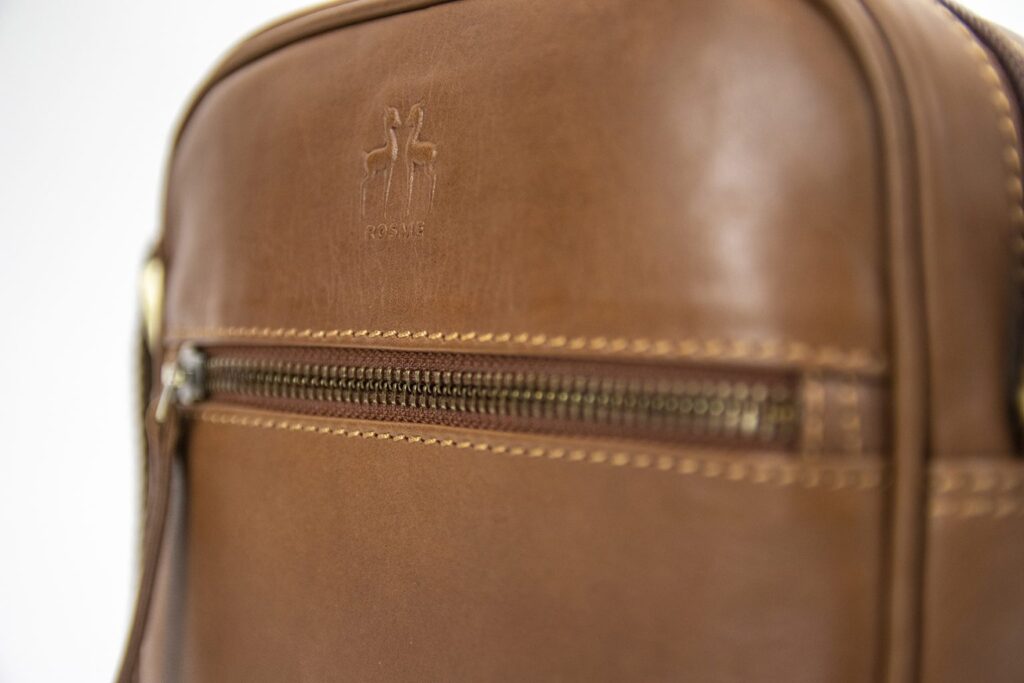 Bandolera MARRÓN piel — foto 2