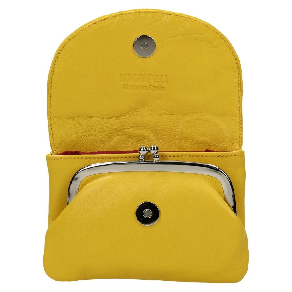 Monedero Piel Amarillo — foto 3