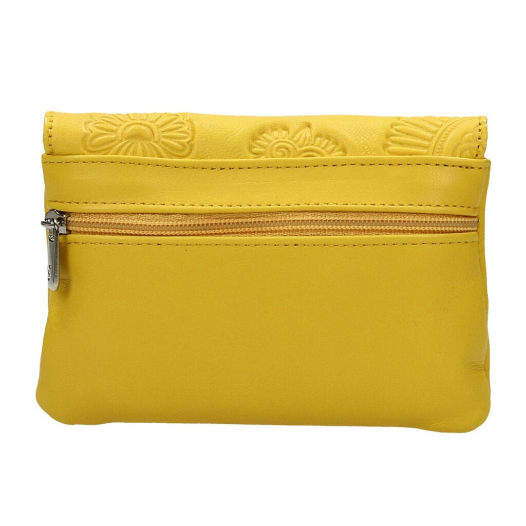 Monedero Piel Amarillo — foto 4