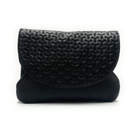 MONEDERO PIEL NEGRO