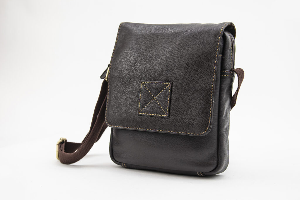 Bolso MARRÓN bandolera piel — foto 2