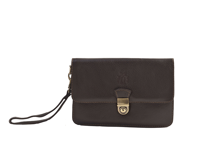 Bolso de mano marrón - Imagen 2