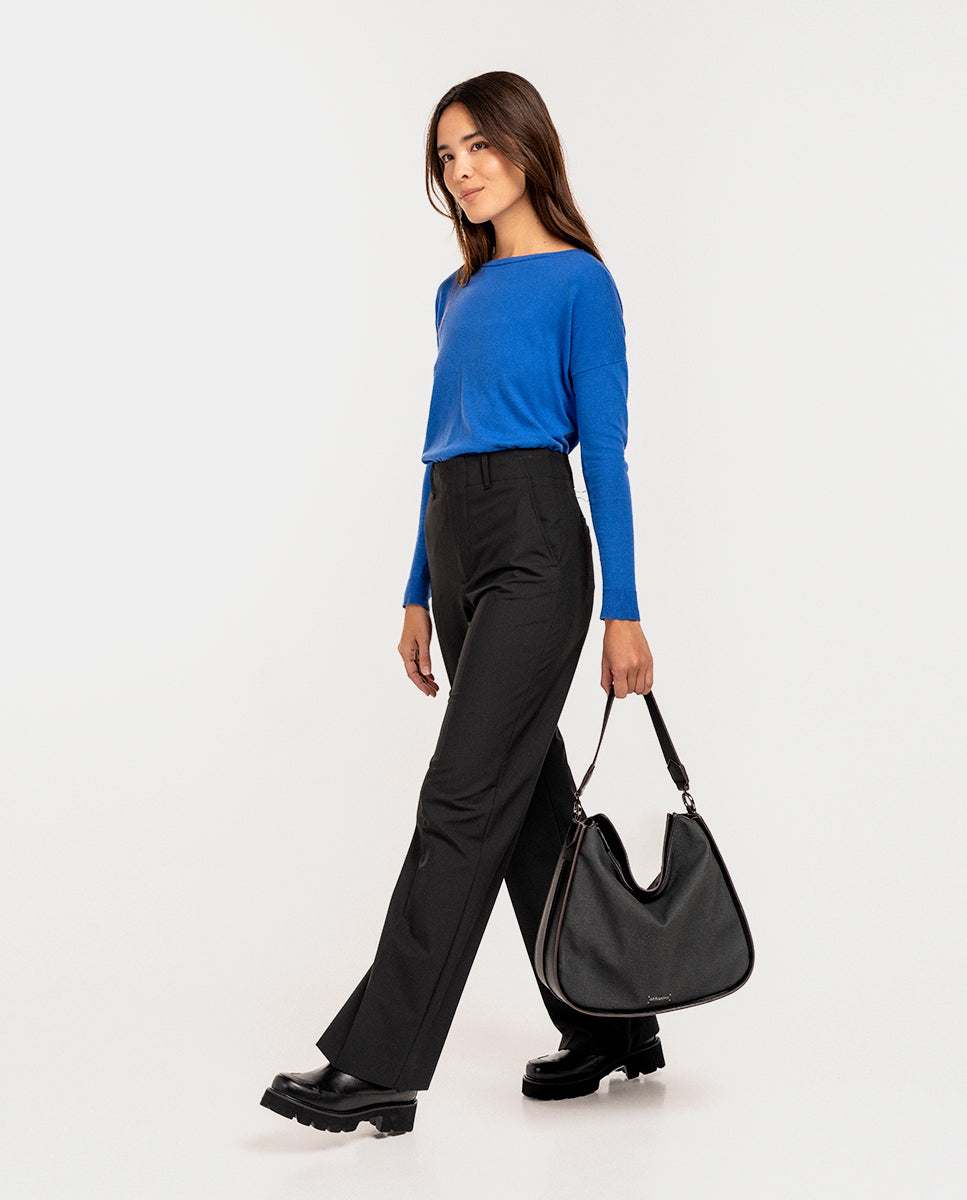 Bolso de hombro negro - Imagen 2