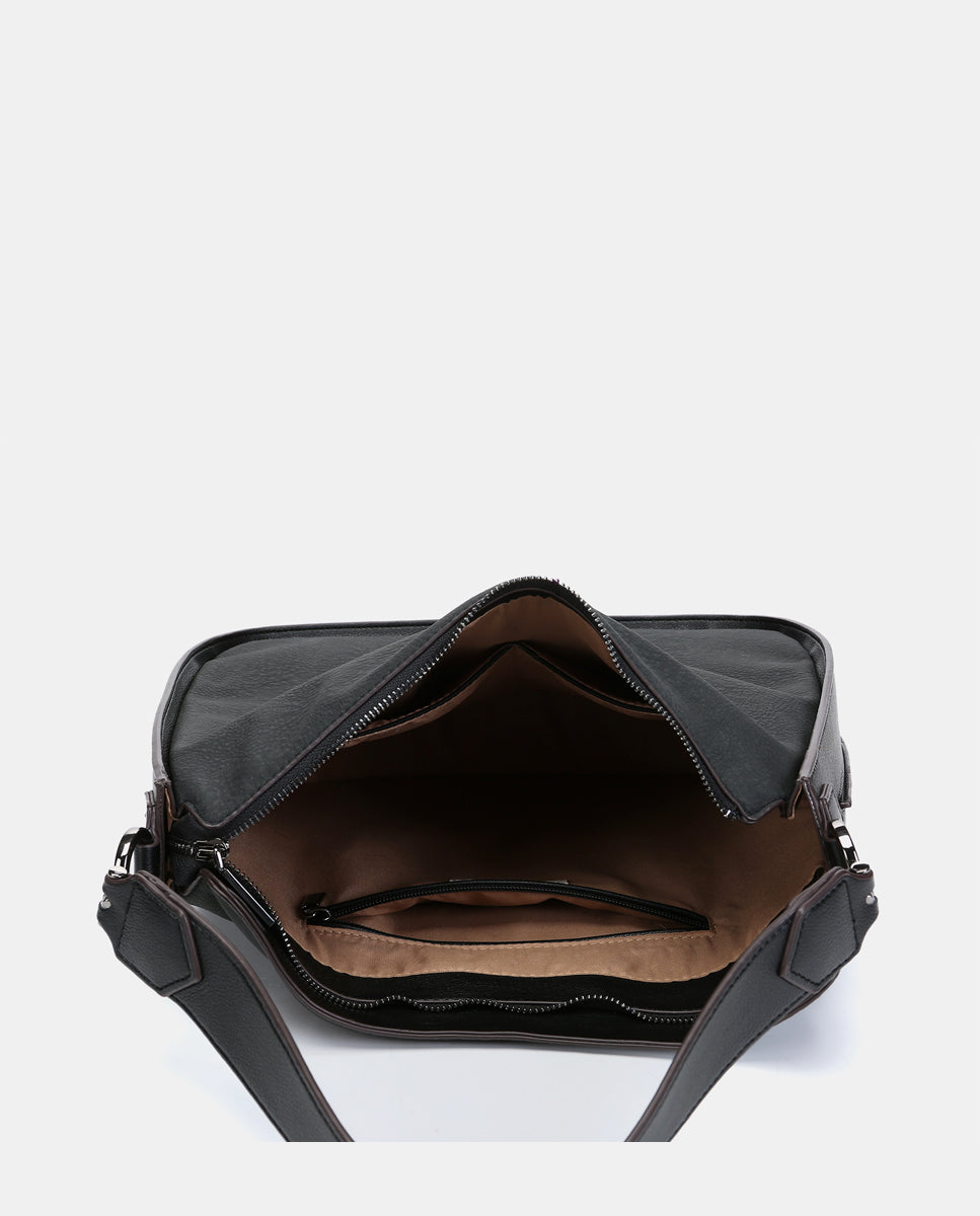 Bolso de hombro negro - Imagen 6