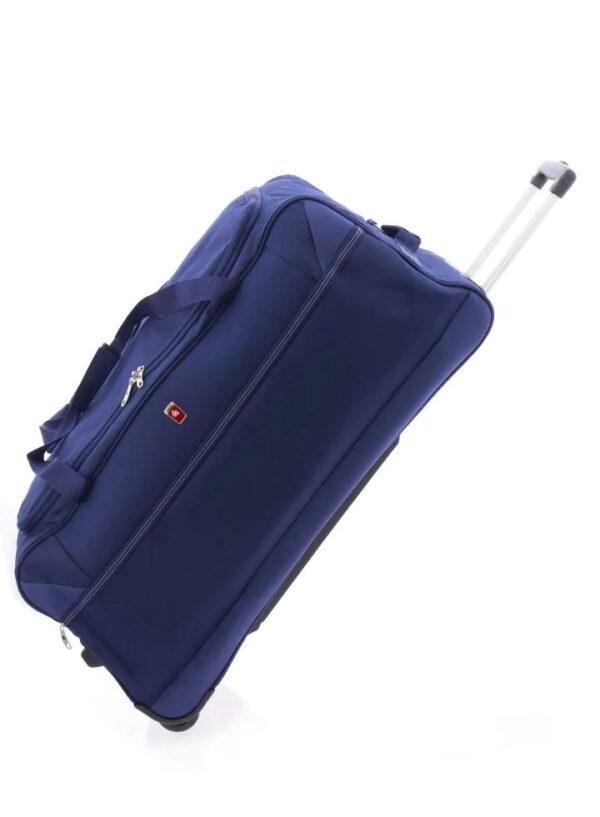 Bolsa con ruedas mediana azul