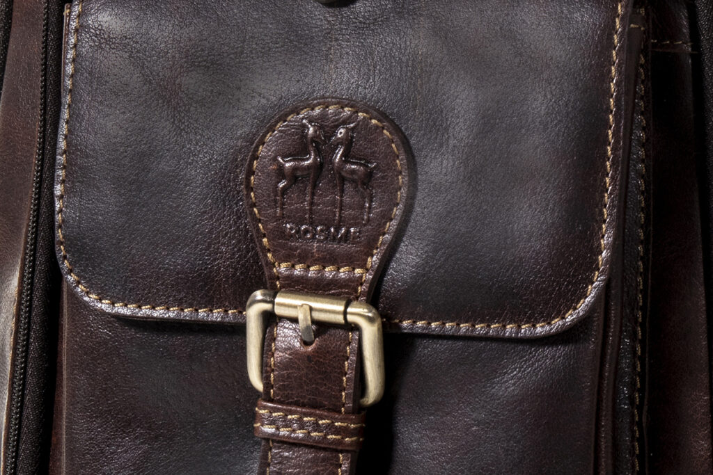 Mochila MARRÓN piel — foto 3