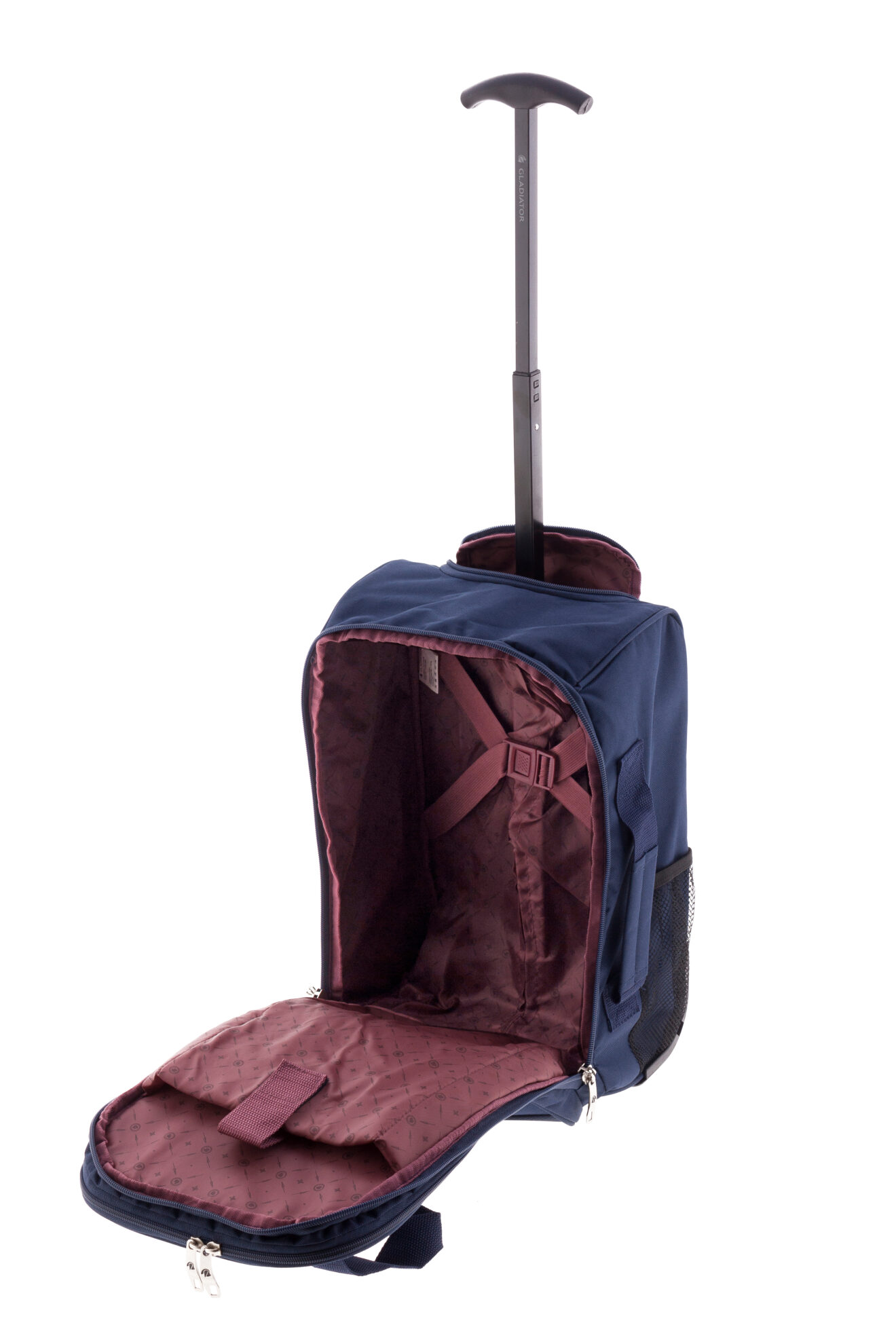 BOLSA MOCHILA CABINA CON RUEDAS AZUL - Imagen 5