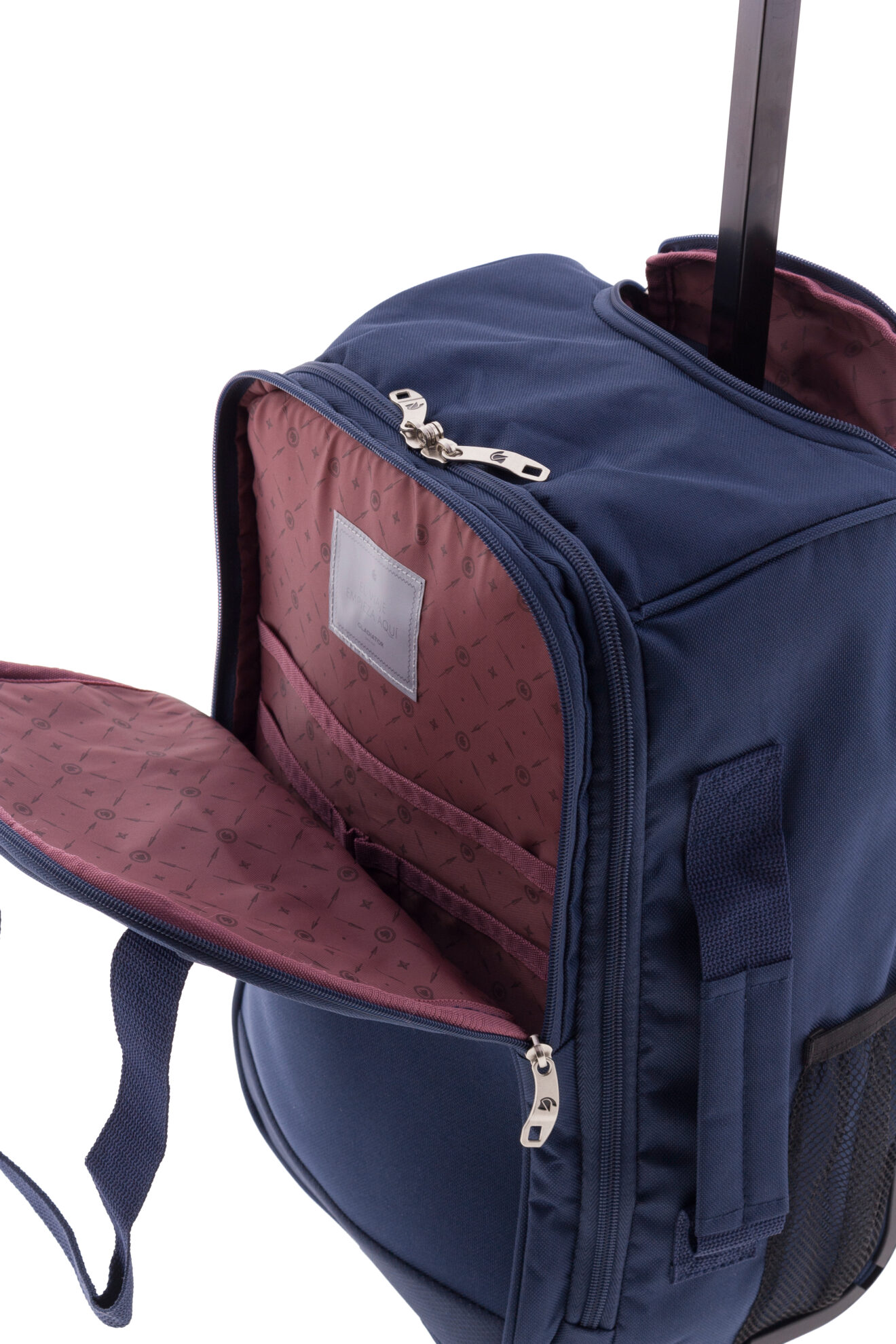 BOLSA MOCHILA CABINA CON RUEDAS AZUL - Imagen 6