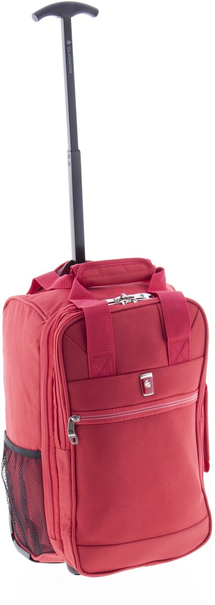 BOLSA MOCHILA CABINA CON RUEDAS ROJO - Imagen 7