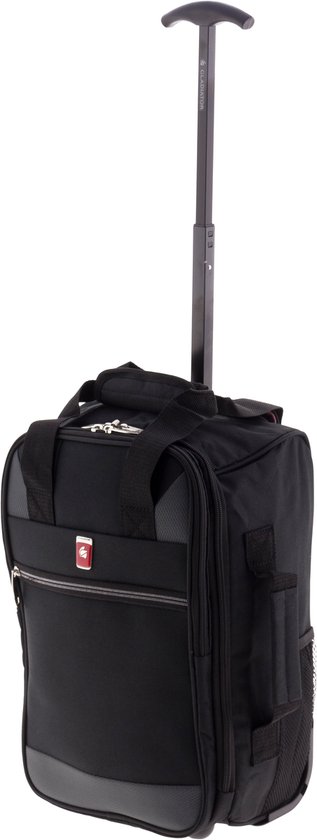 BOLSA MOCHILA CABINA CON RUEDAS NEGRO - Imagen 2