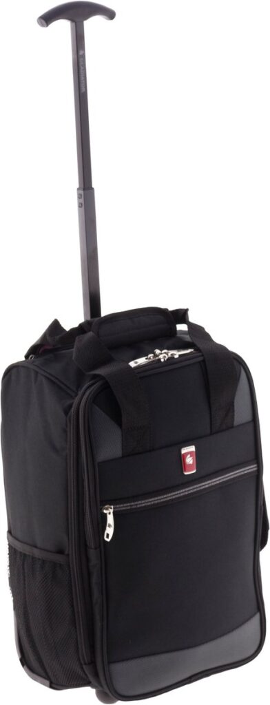 BOLSA MOCHILA CABINA CON RUEDAS NEGRO — foto 8