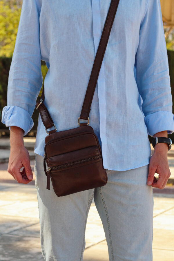 Bolso CAMEL bandolera piel