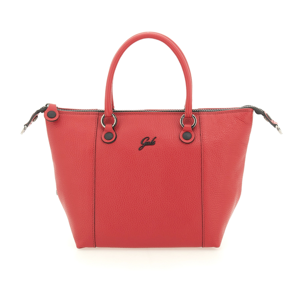 Bolso de compras convertible "G3 PLUS"T.M en piel de becerro granulada- ROJO - Imagen 3