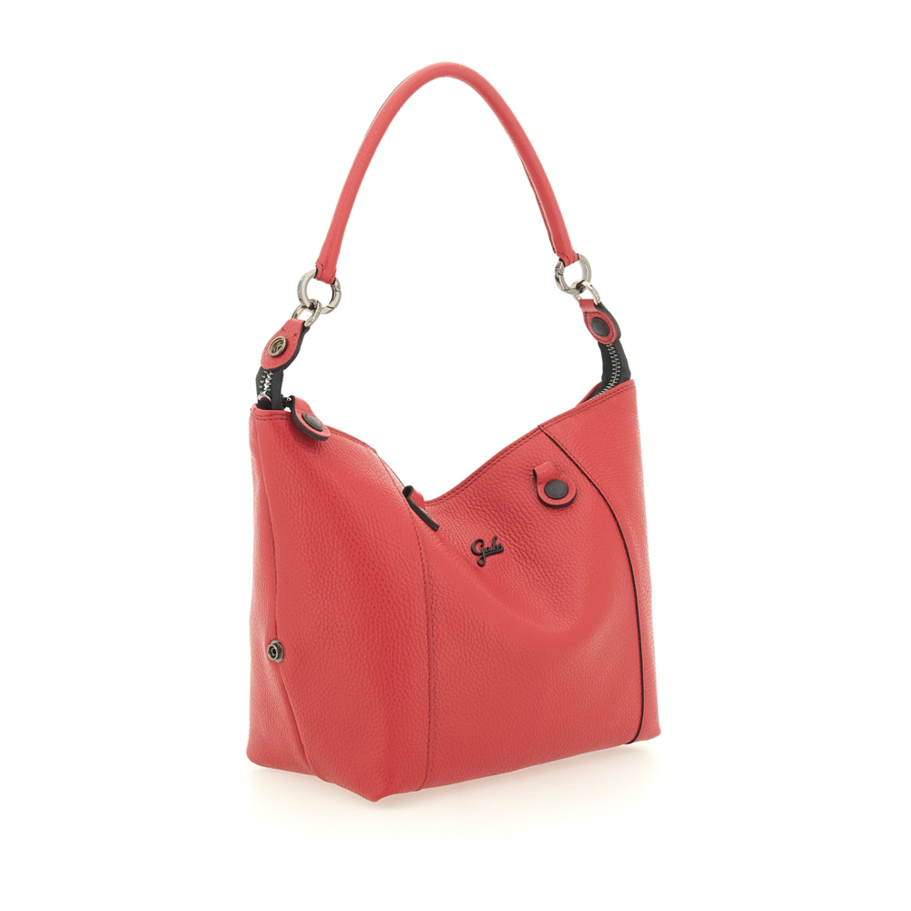 Bolso de compras convertible "G3 PLUS"T.M en piel de becerro granulada- ROJO - Imagen 8