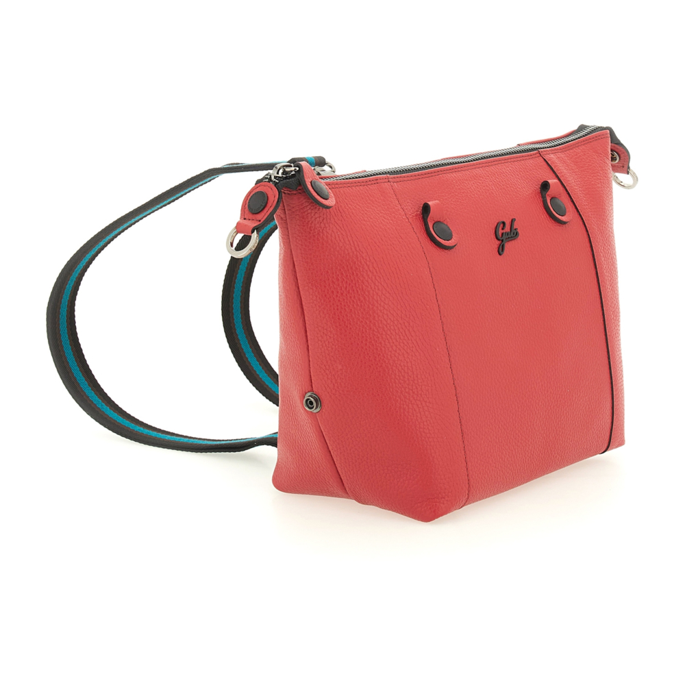 Bolso de compras convertible "G3 PLUS"T.M en piel de becerro granulada- ROJO - Imagen 10