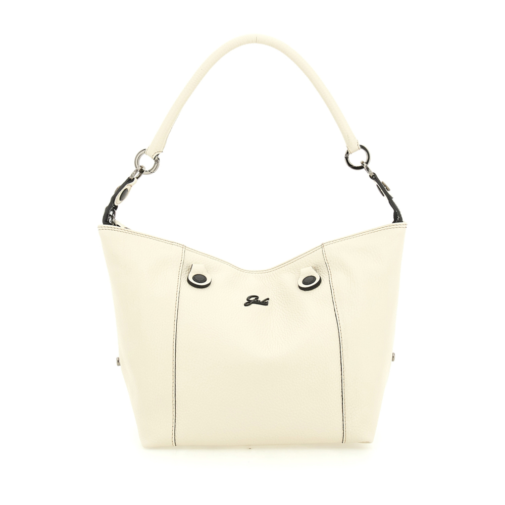 Bolso de compras convertible "G3 PLUS"T.L en piel de becerro granulada- HIELO - Imagen 7