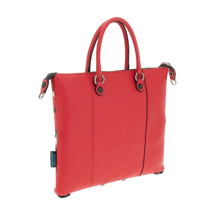Bolso de compras convertible "G3 PLUS" en piel de becerro estampada y piel de becerro granulada- BESOS - Imagen 5