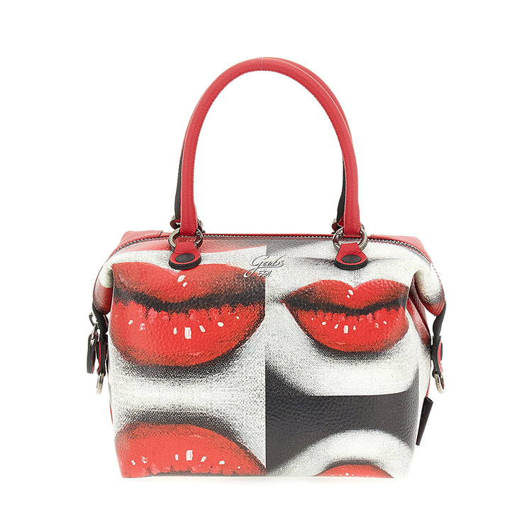 Bolso de compras convertible "G3 PLUS" en piel de becerro estampada y piel de becerro granulada- BESOS - Imagen 8