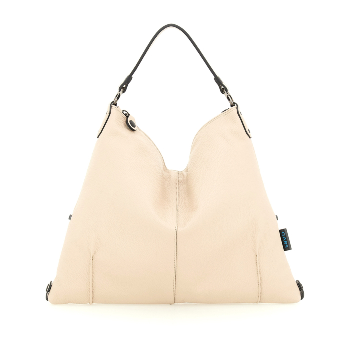 Bolso de hombro SOLANGE de piel de oveja HIELO