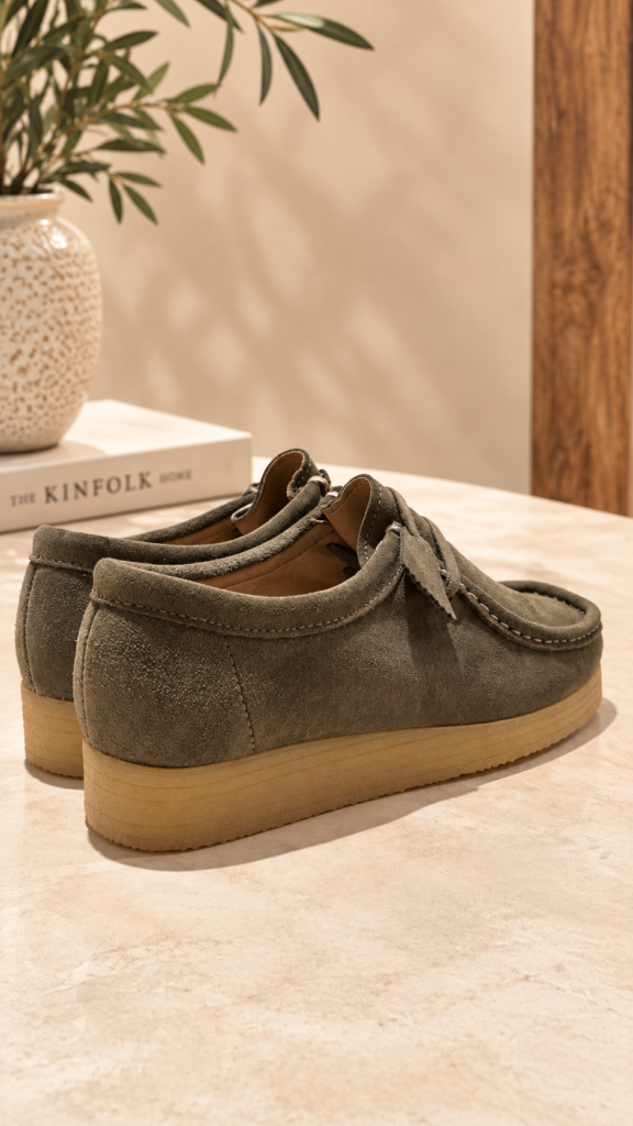 Wallabee serraje VERDE — foto 4