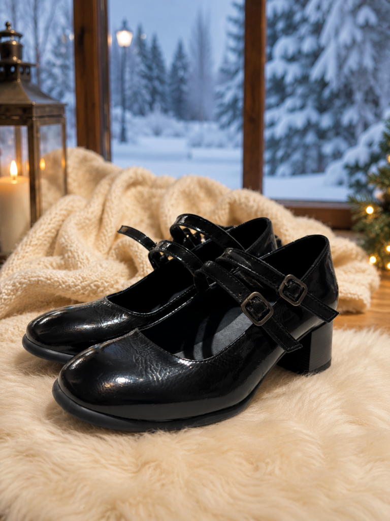 Zapato NEGRO piel doble hebilla — foto 3