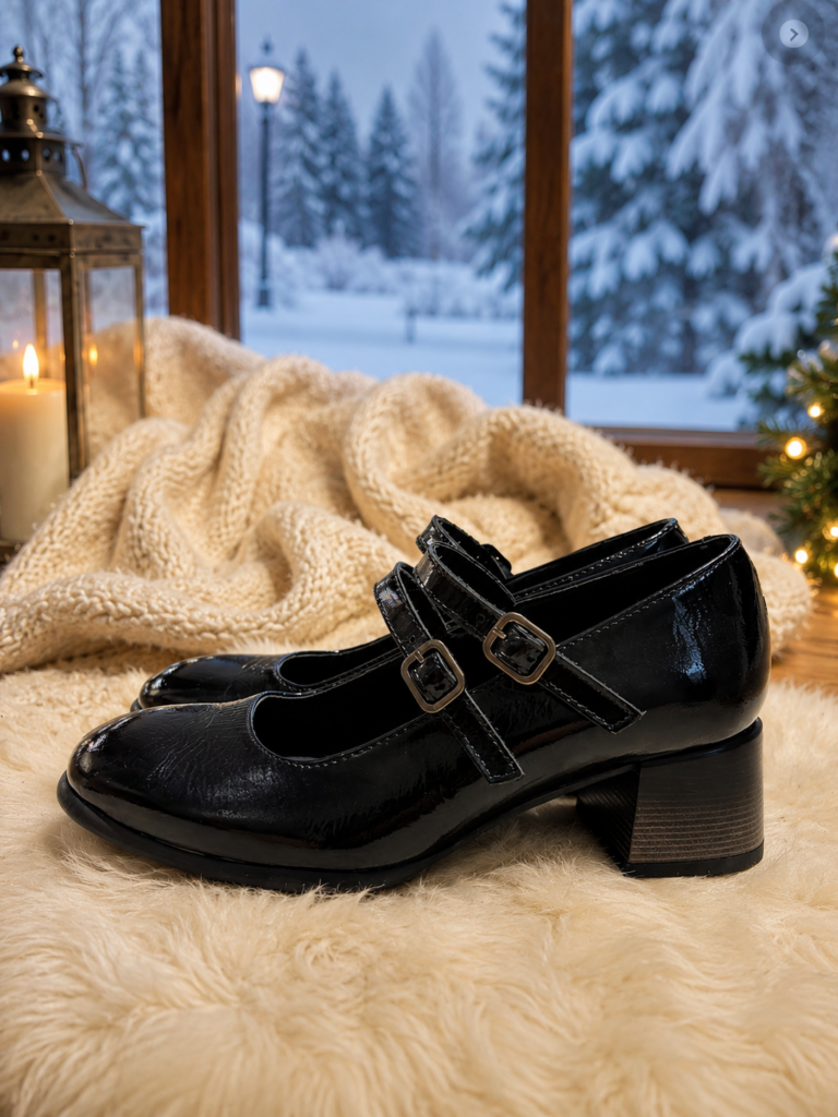 Zapato NEGRO piel doble hebilla — foto 2