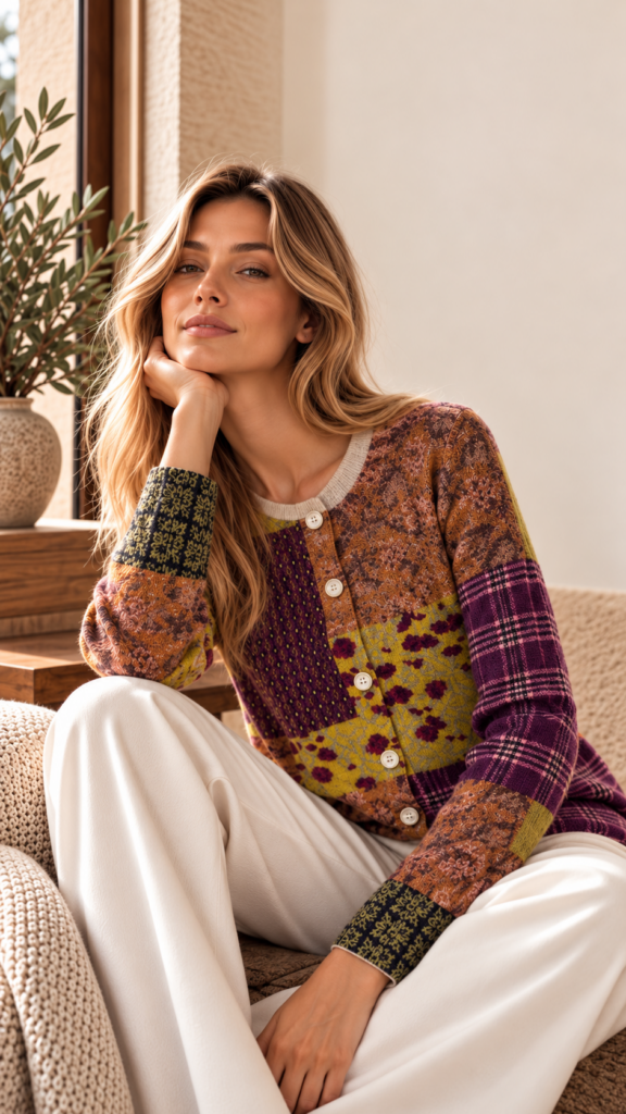 Cardigan IN BED WITH YOU multicolor — foto 1