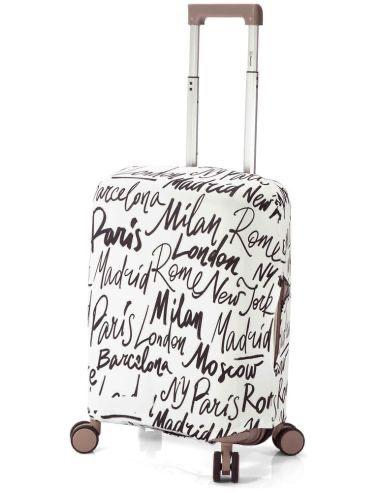 Funda color blanca maleta grande