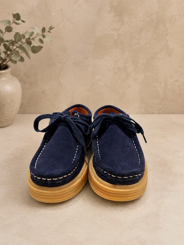 Wallabee serraje AZUL — foto 3