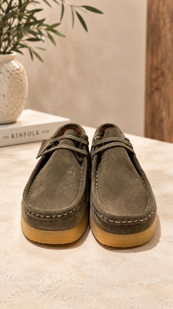 Wallabee serraje VERDE — foto 3