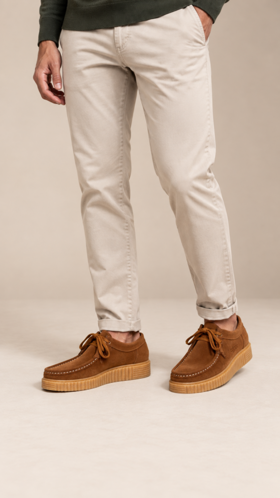 Wallabee serraje CAMEL — foto 1