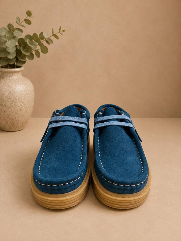 Wallabee serraje PETRÓLEO — foto 3