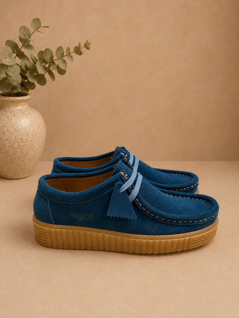 Wallabee serraje PETRÓLEO — foto 2