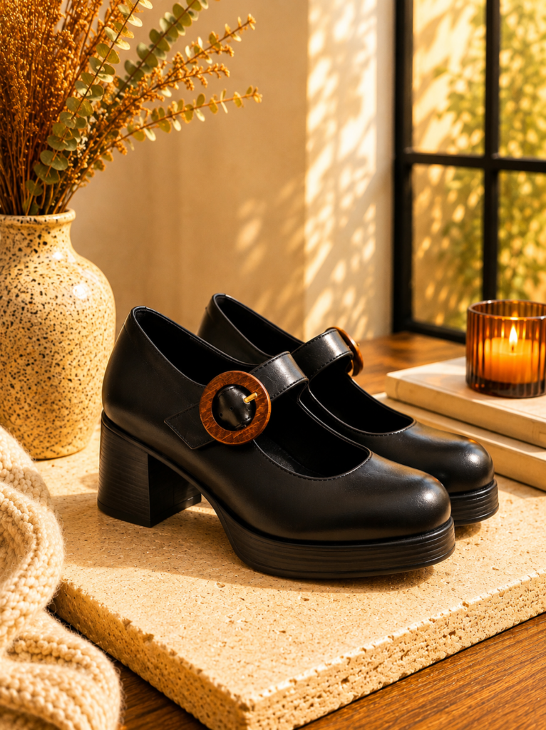 Zapato NEGRO plataforma — foto 2