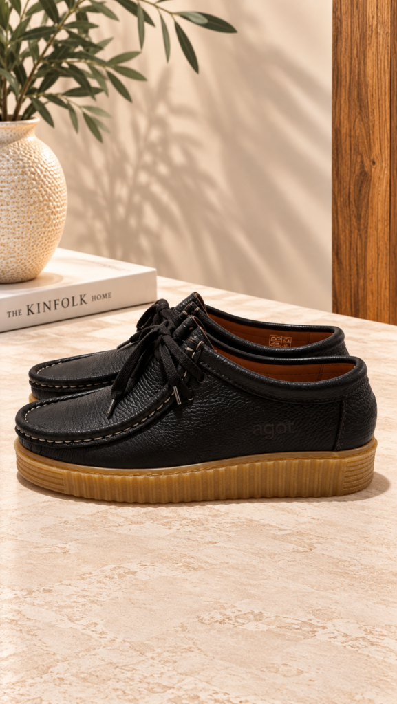 Wallabee piel MARRÓN — foto 3